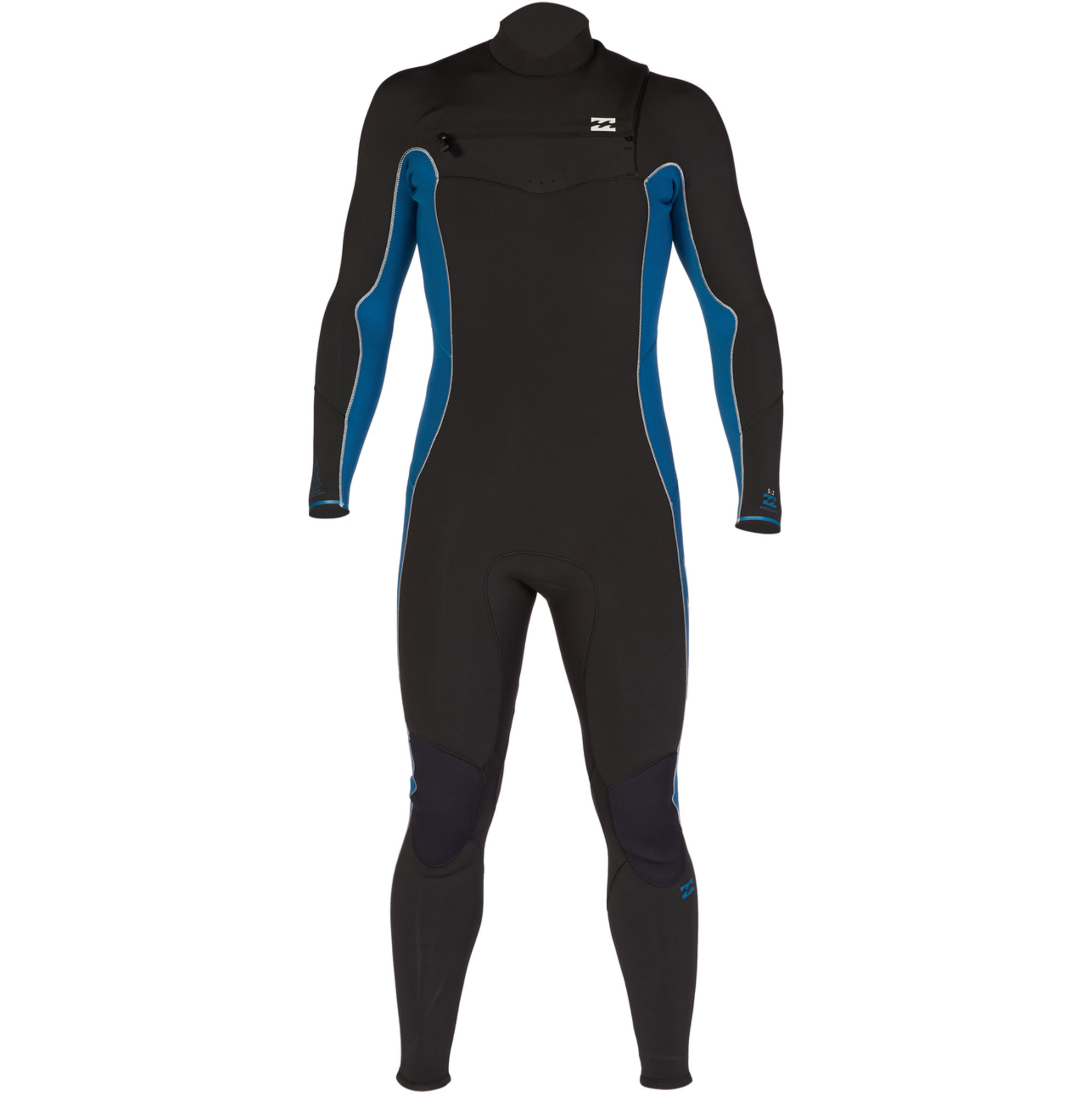2022 Billabong Mens Absolute 3/2mm Chest Zip Wetsuit F43M23 Lagoon